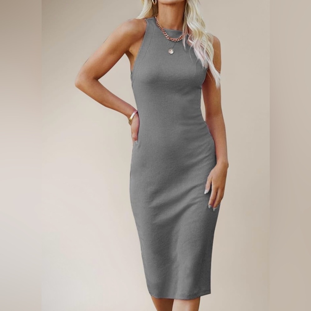 PRETTYGARDEN women's bodycon midi dress size X-large